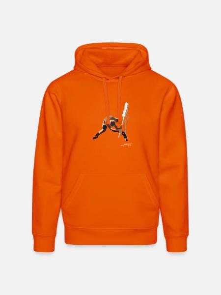 strummer-spread - Sweat à capuche bio DRUMMER Stanley/Stella Unisexe - orange profond