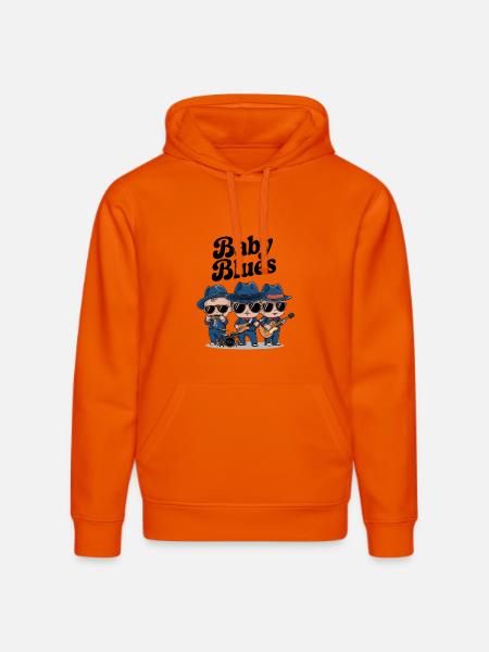 Baby Blues - Sweat à capuche bio DRUMMER Stanley/Stella Unisexe - orange profond