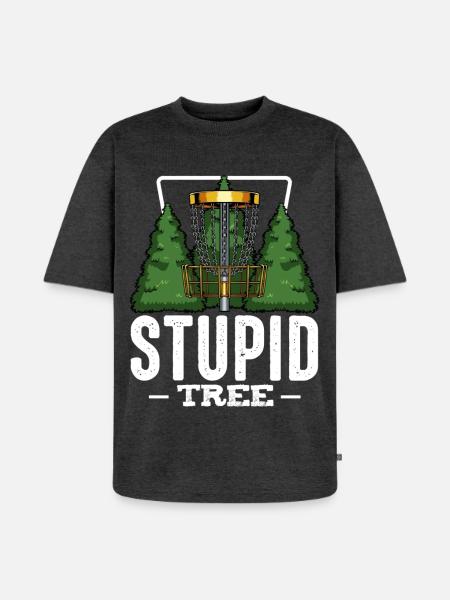 frisbee - T-shirt Premium bio oversize Unisexe - anthracite chiné
