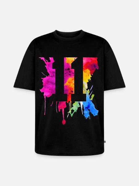 11 ANS 11E ANNIVERSAIRE - T-shirt Premium bio oversize Unisexe - noir