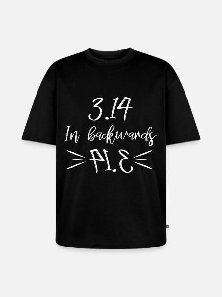 science - T-shirt Premium bio oversize Unisexe - noir