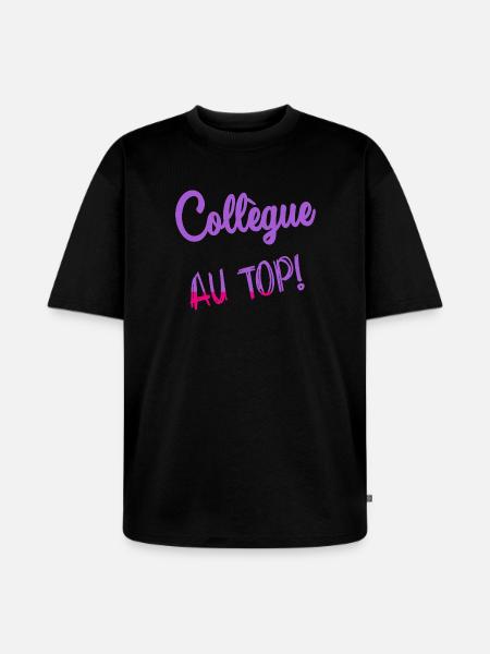 COLLEAGUE - Unisex Premium Oversized Organic T-Shirt - black
