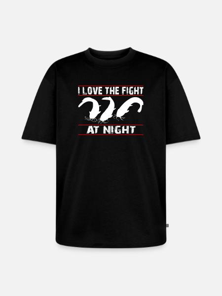 I fish catfish - catfish angler - Unisex Premium Oversized Organic T-Shirt - black