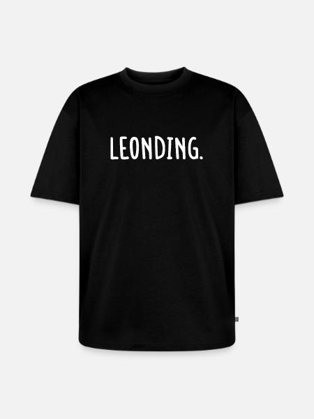Leonding Österreich - Unisex Premium Oversized Bio T-Shirt - Schwarz