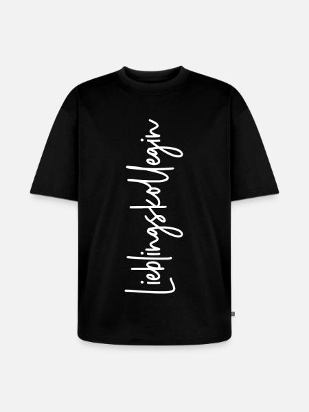 Lieblingskollegin - Unisex Premium Oversized Bio T-Shirt - Schwarz