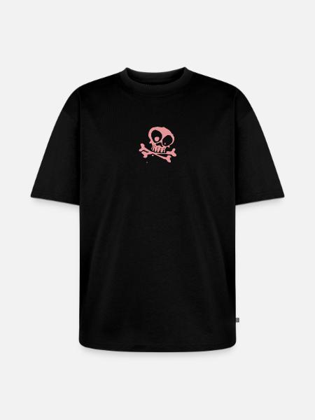 bone - Unisex Premium Oversized Bio T-Shirt - Schwarz