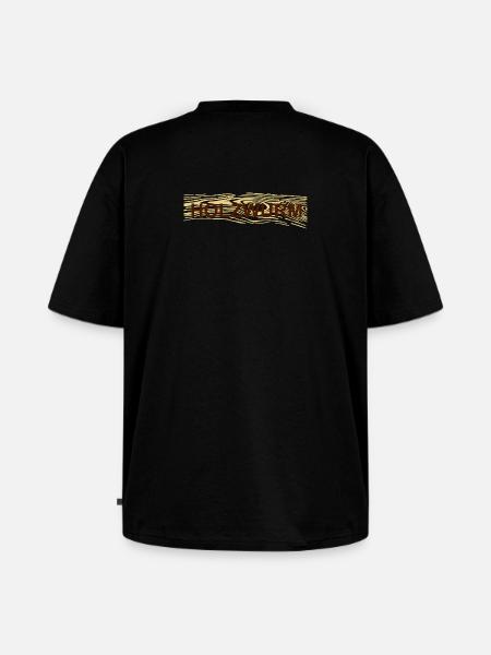 Holzwurm - Unisex Premium Oversized Bio T-Shirt - Schwarz