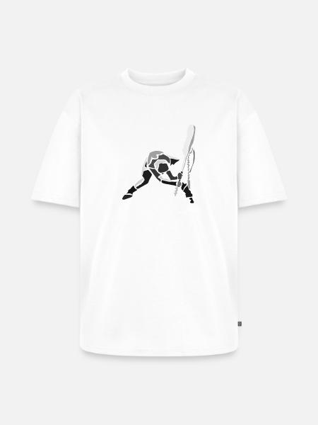 strummer-spread - T-shirt Premium bio oversize Unisexe - blanc