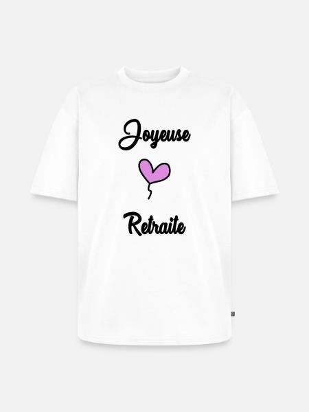 RETIREMENT. RETIREMENT. RETIRED. RETIREMENT - Unisex Premium Oversized Organic T-Shirt - white