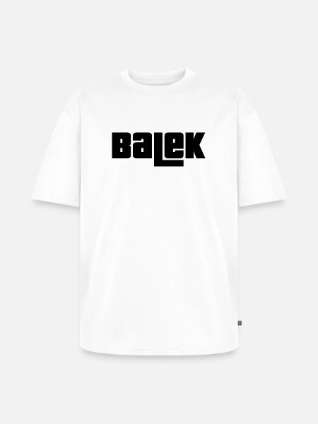 Balek - T-shirt Premium bio oversize Unisexe - blanc