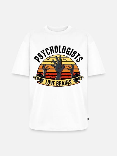 psychologist - Unisex Premium Oversized Organic T-Shirt - white