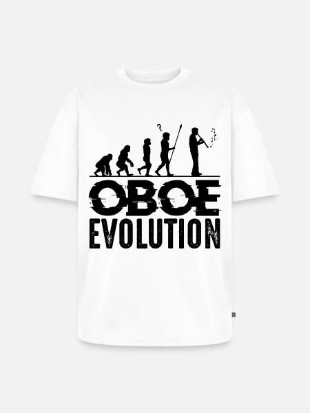 hautbois - T-shirt Premium bio oversize Unisexe - blanc