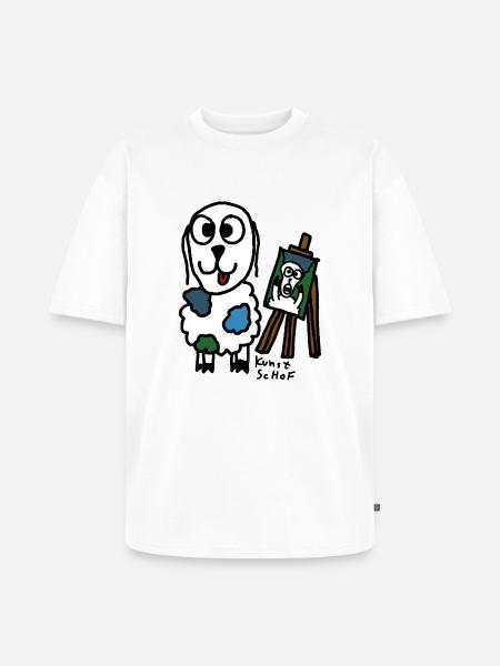Kunst ScHoF - Unisex Premium Oversized Bio T-Shirt - Weiß