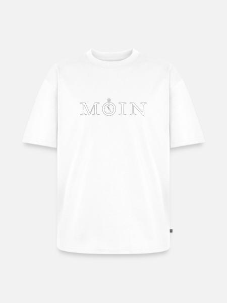 Moin - Unisex Premium Oversized Bio T-Shirt - Weiß