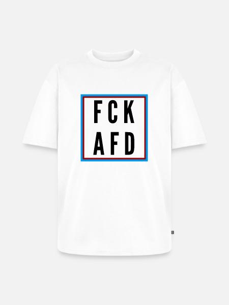 AFD Nein Danke! - Unisex Premium Oversized Bio T-Shirt - Weiß