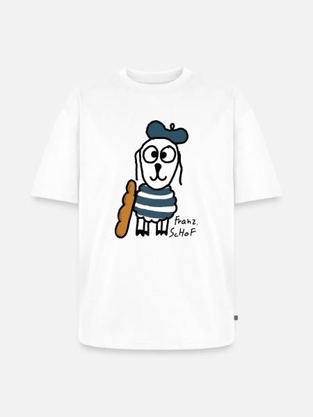 Französisch ScHoF - Unisex Premium Oversized Bio T-Shirt - Weiß