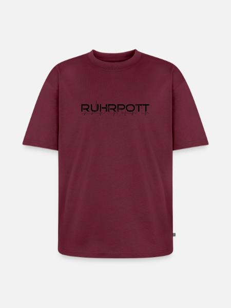 Ruhrpott - Unisex Premium Oversized Bio T-Shirt - Burgunderrot