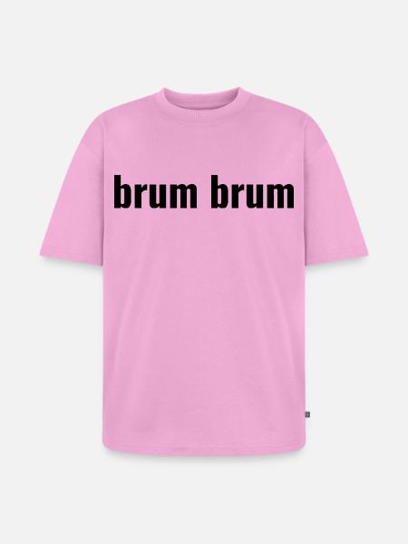 Brum Brum - T-shirt Premium bio oversize Unisexe - rose délavé