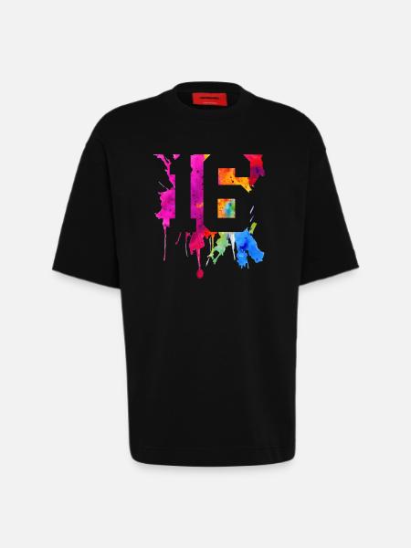 16 YEARS 16TH BIRTHDAY - Heavyweight T-Shirt - made by SPREAD - SOLID BLACK
