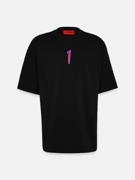 1 - Heavyweight T-Shirt - made by SPREAD  - SOLID BLACK