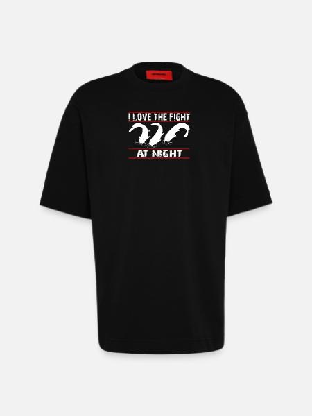 I fish catfish - catfish angler - Heavyweight T-Shirt - made by SPREAD - SOLID BLACK
