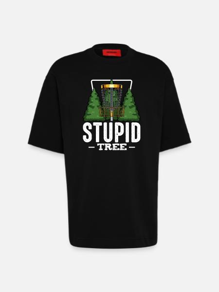 Frisbee - Heavyweight T-Shirt - made by SPREAD - SOLID BLACK