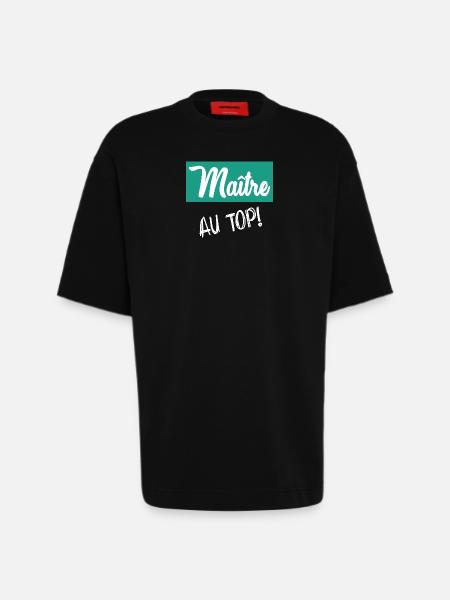 MASTER. MASTER - Heavyweight T-Shirt - made by SPREAD - SOLID BLACK