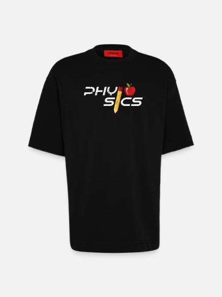 physicist - Heavyweight T-Shirt - made by SPREAD - SOLID BLACK