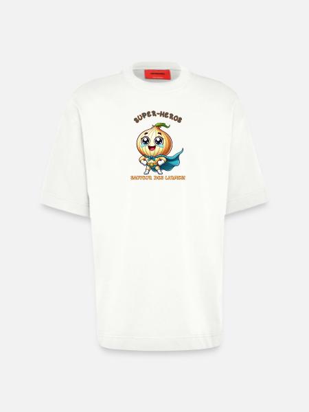 Superhero - Savior of Tears - Heavyweight T-Shirt - made by SPREAD  - OFF WHITE