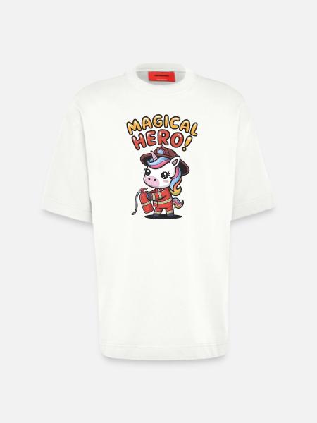 Magical Hero! - Heavyweight T-Shirt - made by SPREAD - OFF WHITE