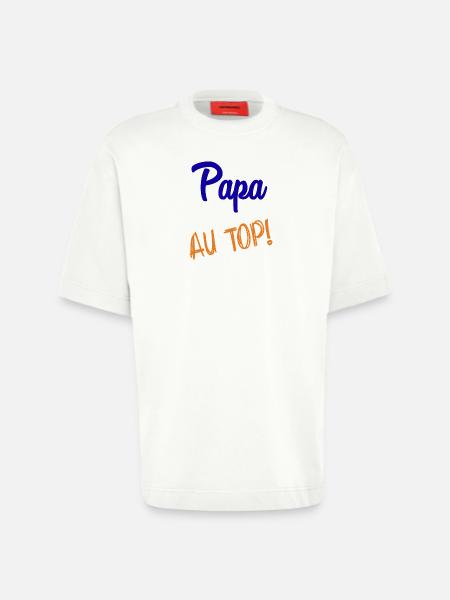 DAD - Heavyweight T-Shirt - made by SPREAD - OFF WHITE