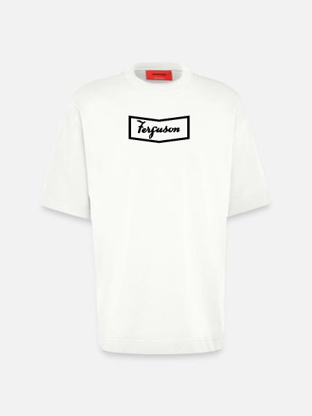 Ferguson TE20 hood logo - Heavyweight T-Shirt - made by SPREAD  - OFF WHITE