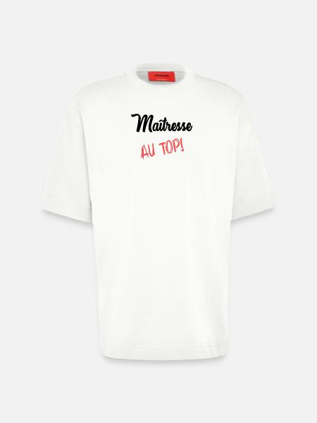 MISTRESS - Heavyweight T-Shirt - made by SPREAD - OFF WHITE