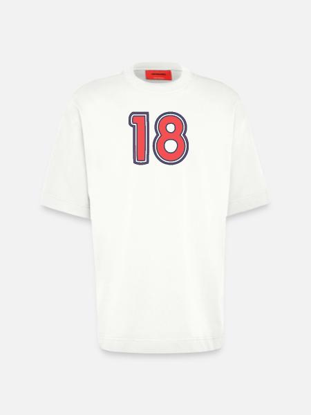 18. 18 YEARS OLD - Heavyweight T-Shirt - made by SPREAD  - OFF WHITE