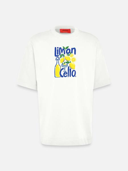 Design cool - T-shirt bio épais oversize fabriqué en UE - OFF WHITE