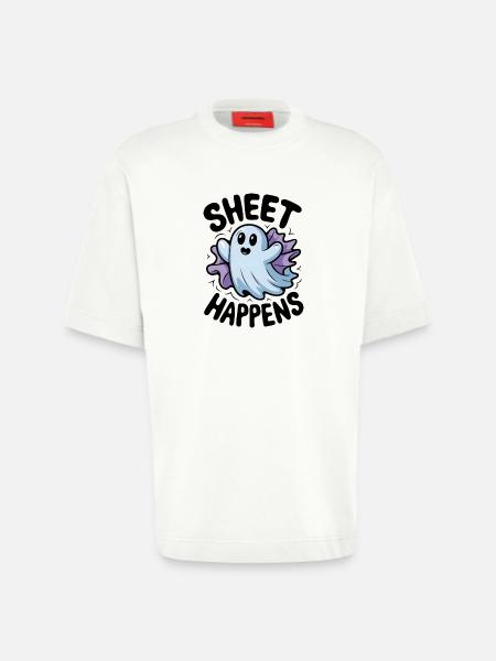 Blatt passiert - Heavyweight T-Shirt - made by SPREAD - OFF WHITE