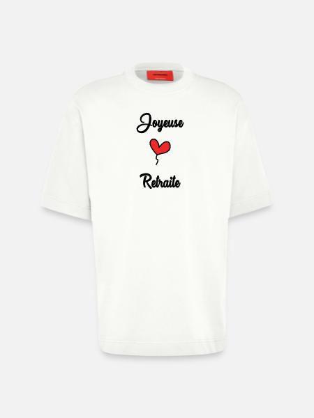 RETIREMENT - Heavyweight T-Shirt - made by SPREAD  - OFF WHITE