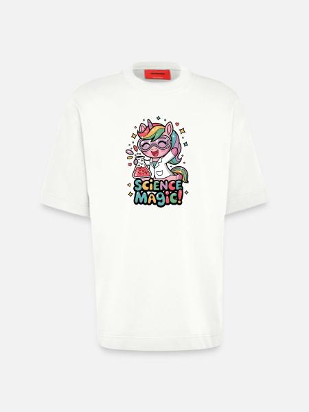 Science Magic! - Heavyweight T-Shirt - made by SPREAD - OFF WHITE