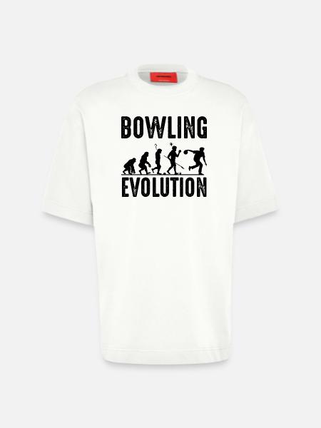 Bowling - T-shirt bio épais oversize fabriqué en UE - OFF WHITE