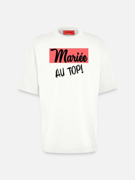 WEDDING. BRIDE-TO-BE - Heavyweight T-Shirt - made by SPREAD  - OFF WHITE