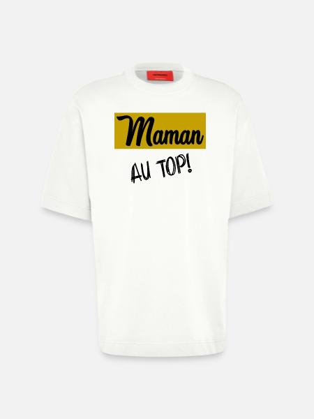 GRANNY. MOTHER'S DAY - Heavyweight T-Shirt - made by SPREAD - OFF WHITE