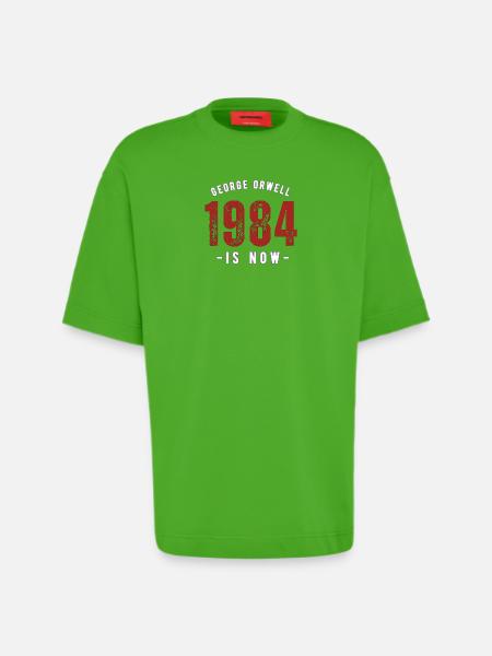 GEORGE ORWELL 1984 - Heavyweight T-Shirt - made by SPREAD  - Apple Neon