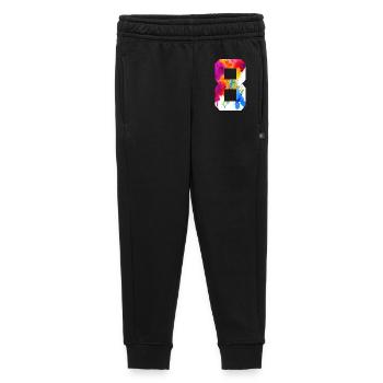 NUMMER 8 JAHRE ALT 8. GEBURTSTAG - Kinder/Teenager Premium Sweathose - Schwarz - Vorne - AI Model Kid Male (0cm)