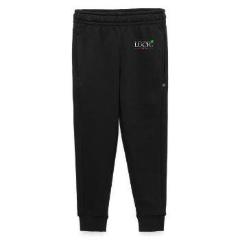 I'd Rather Be Lucky Saying Poker Player Gift - Kids’/Teens' Premium Sweatpants - black - Front - AI Model Kid Male (0cm)