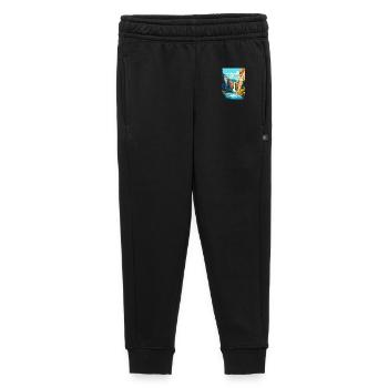 Foroglio Falls Switzerland Vintage Travel Poster - Kids’/Teens' Premium Sweatpants - black - Front - AI Model Kid Male (0cm)