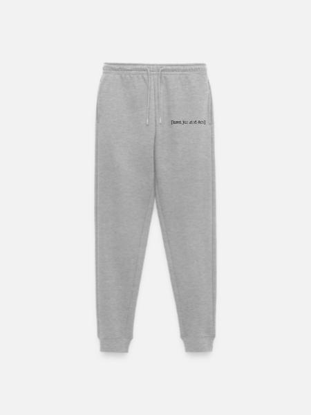 IPA - kæn jʊ͡ɹ ɹiːd ðɪs - Männer Premium Bio Jogginghose - Grau meliert