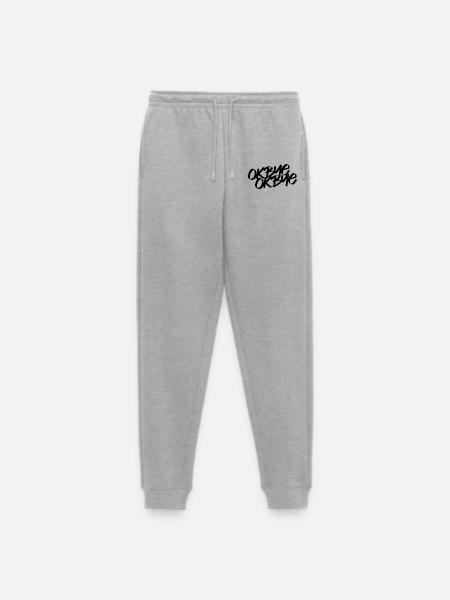 OKBYEOKBYE - Männer Premium Bio Jogginghose - Grau meliert