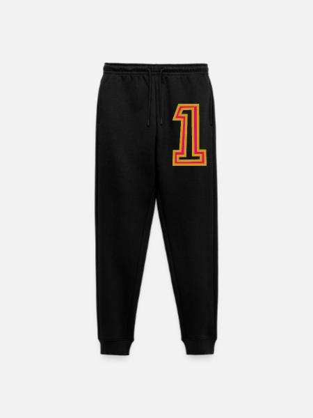 1. 1 AN - Pantalon de jogging Premium bio Homme - noir