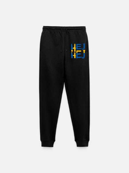 HEJ HEJ SWEDEN - Men's Premium Organic Joggers - black