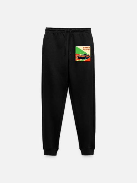 Classic Italian Sportscar - Men's Premium Organic Joggers - black